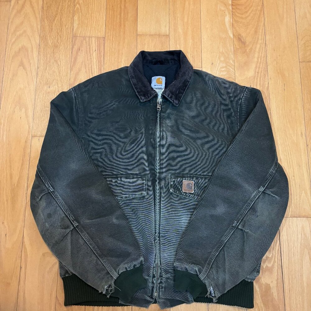 Vintage Carhartt Sandstone Bomber J165 MOS L